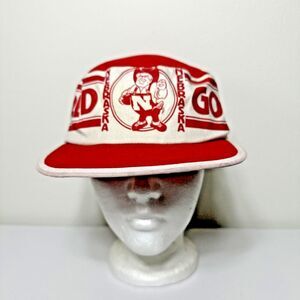 Nebraska Red and White Go Big Red Hat Friday Division of Roach Inc VTG
